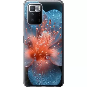 Чехол на Xiaomi Redmi Note 10 Pro 5G Роса на цветке