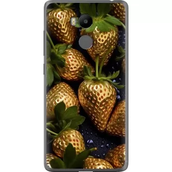 Чохол на Xiaomi Redmi 4 pro Золота полуниця