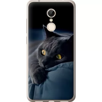 Чехол на Xiaomi Redmi 5 Дымчатый кот