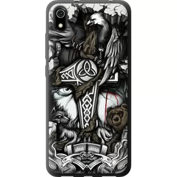Чехол на Xiaomi Redmi 7A Тату Викинг