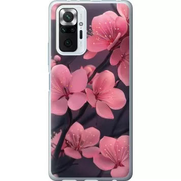 Чехол на Xiaomi Redmi Note 10 Pro Пурпурная сакура