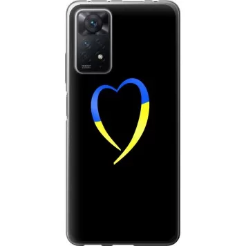 Чохол на Xiaomi Redmi Note 12 Pro Жовто-блакитне серце