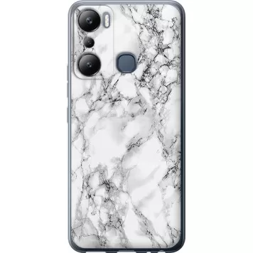 Чохол на Infinix Hot 20i Мармур білий