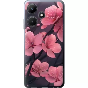 Чехол на Infinix Hot 30i Пурпурная сакура
