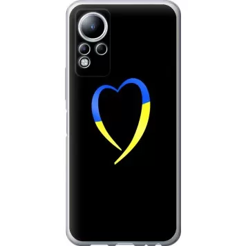 Чохол на Infinix Note 12 Жовто-блакитне серце