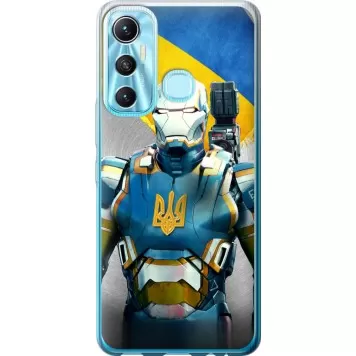 Чехол на Infinix Hot 11 Украинский киборг