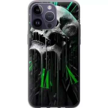 Чехол на iPhone 14 Pro Max Череп-часы