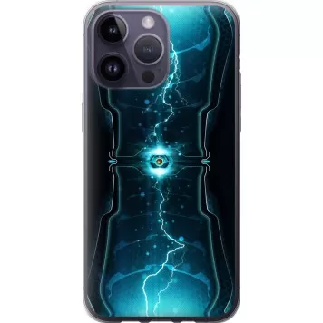 Чехол на iPhone 14 Pro Max Молнии в цилиндре
