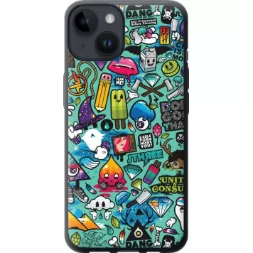 Чохол на iPhone 14 Стікер бомбінг 1