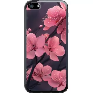 Чохол на iPhone 5s Пурпурова сакура