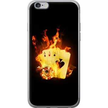 Чехол на iPhone 6 Plus Горящие карты