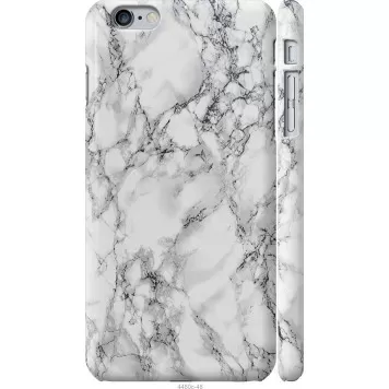 Чехол на iPhone 6s Plus Мрамор белый