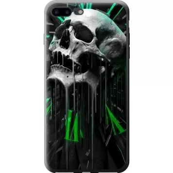 Чехол на iPhone 8 Plus Череп-часы
