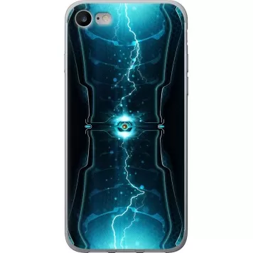 Чехол на iPhone SE 2020 Молнии в цилиндре
