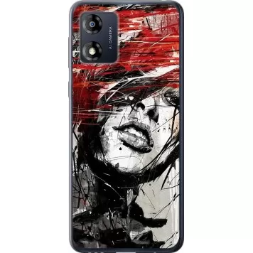 Чохол на Motorola Moto E13 Обличчя дівчини
