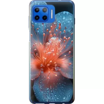Чехол на Motorola Moto G Plus Роса на цветке