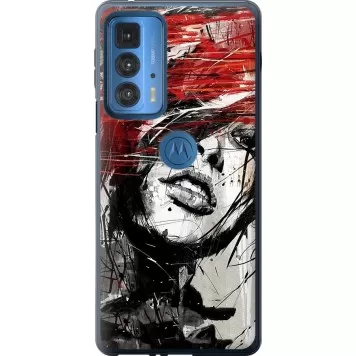 Чехол на Motorola Edge 20 Pro Лицо девушки