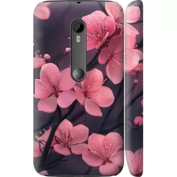 Чехол на Motorola Moto G3 Пурпурная сакура
