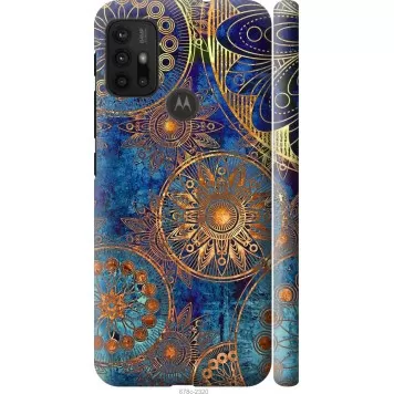 Чехол на Motorola Moto G10 Золотой узор