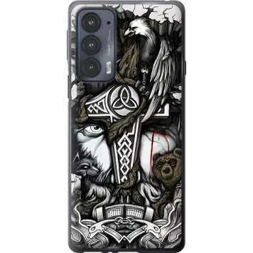 Чехол на Motorola Edge 20 Тату Викинг