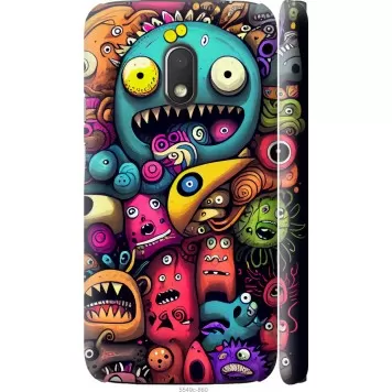 Чохол на Motorola Moto G4 Play Смішні монстри