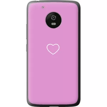 Чехол на Motorola Moto G5 Сердце 2