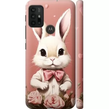 Чехол на Motorola Moto G20 Зайчик