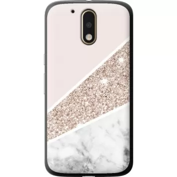 Чехол на Motorola MOTO G4 Пастельный мрамор