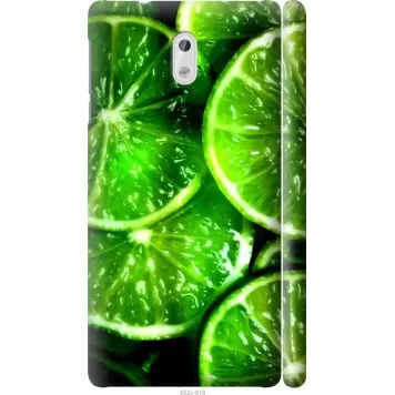 Чехол на Nokia 3 Зелёные дольки лимона