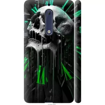 Чехол на Nokia 5 Череп-часы