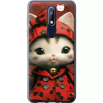 Чехол на Nokia 7.1 Sweet Hello Kitty