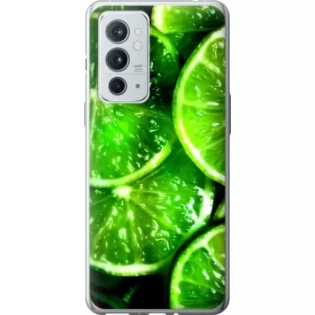 Чехол на OnePlus 9RT Зелёные дольки лимона