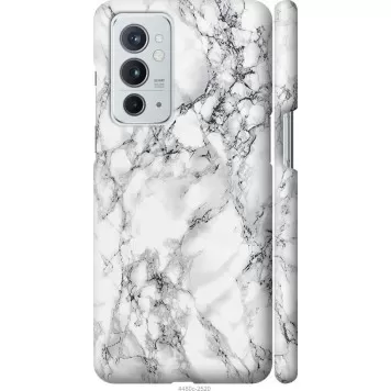 Чехол на OnePlus 9RT Мрамор белый