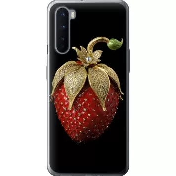 Чехол на OnePlus Nord Клубника v3