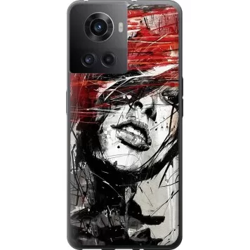 Чехол на OnePlus Ace Лицо девушки