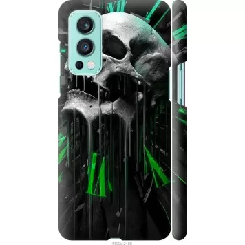 Чехол на OnePlus Nord 2 Череп-часы