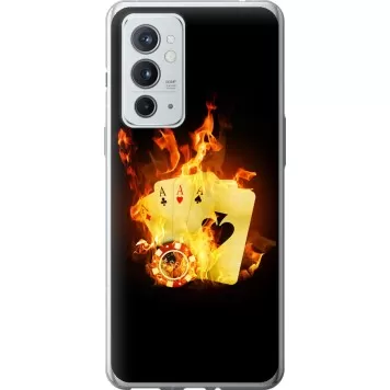 Чехол на OnePlus 9RT Горящие карты