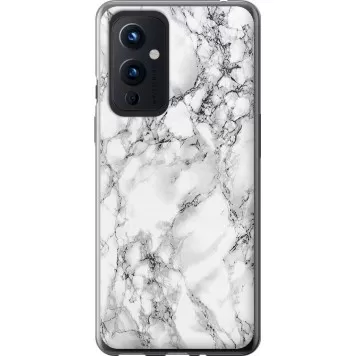 Чехол на OnePlus 9 Мрамор белый