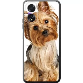 Чохол на Oppo A38 4G Йоркширський тер'єр із хвостиком