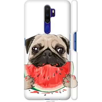 Чохол на Oppo A5 2020 Мопс і кавун