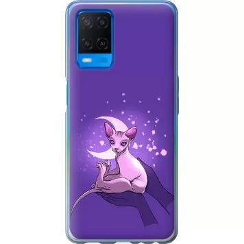 Чехол на Oppo A54 Кот2