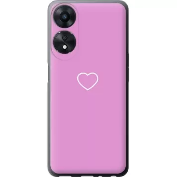Чехол на Oppo A58 5G Сердце 2