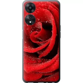 Чехол на Oppo A58 5G Красная роза
