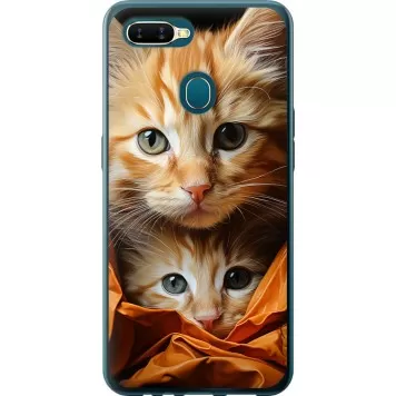 Чехол на Oppo A5S Котики 2