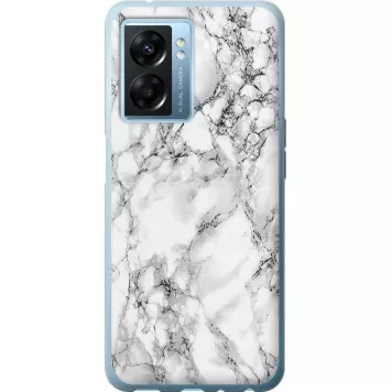 Чохол на Oppo A77 5G Мармур білий