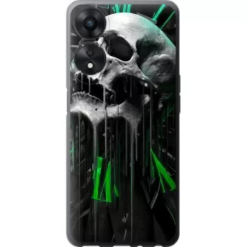 Чехол на Oppo A78 5G Череп-часы