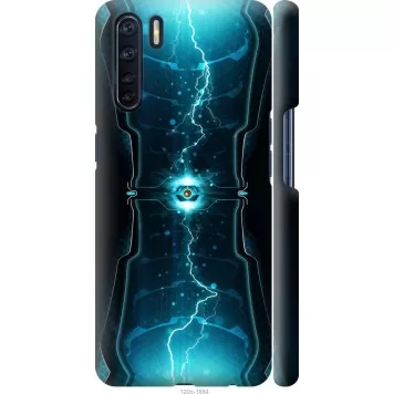 Чехол на Oppo A91 Молнии в цилиндре