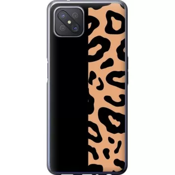 Чехол на Oppo A92S Пятна леопарда