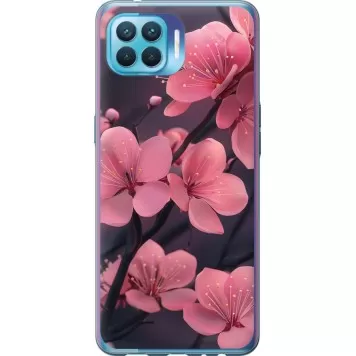Чехол на Oppo A93 Пурпурная сакура