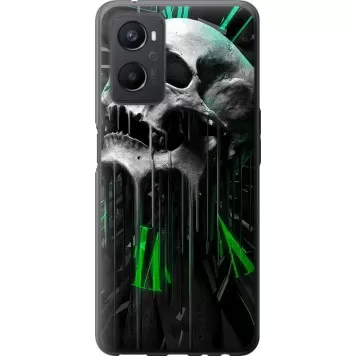 Чохол на Oppo A96 Череп-годинник